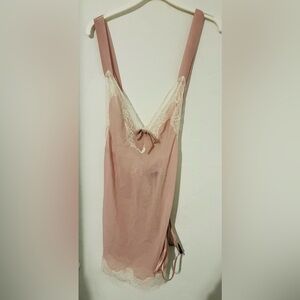 Adore Me Blush Pink Nightgown new with tag panties attached XL